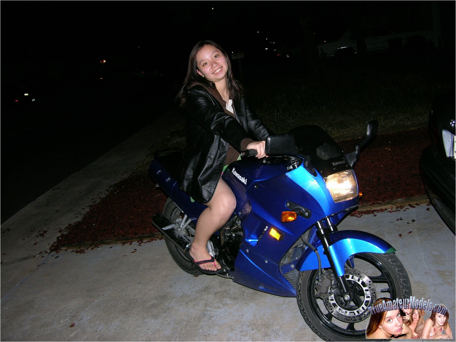 Amateur Teen Girl Spreads Nude On Motorcycle 115472 image image