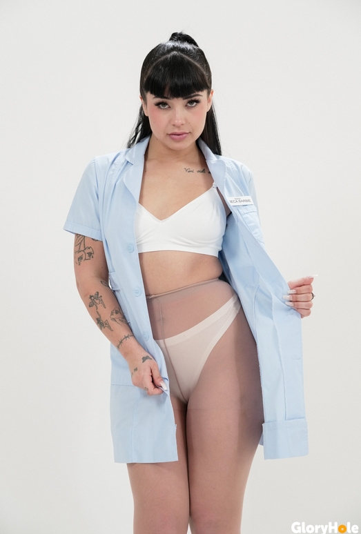 Beca Barbie, Boswell Black - Nurse Visits The Gloryhole