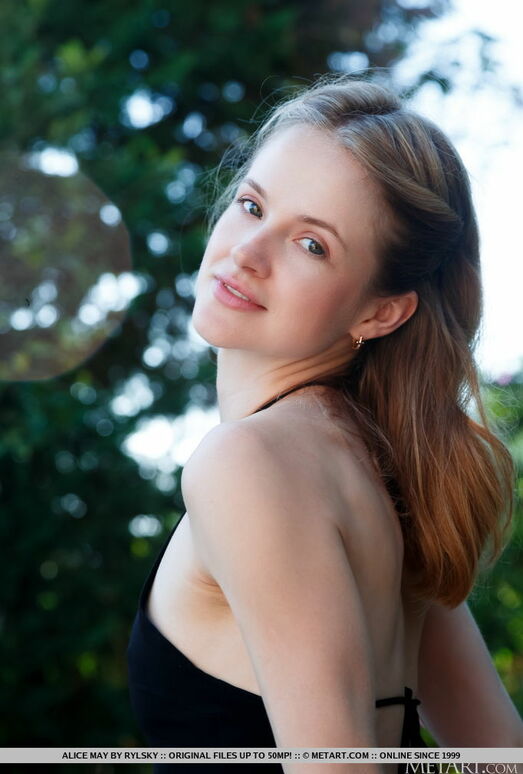 Alice May - Private Backyard - MetArt