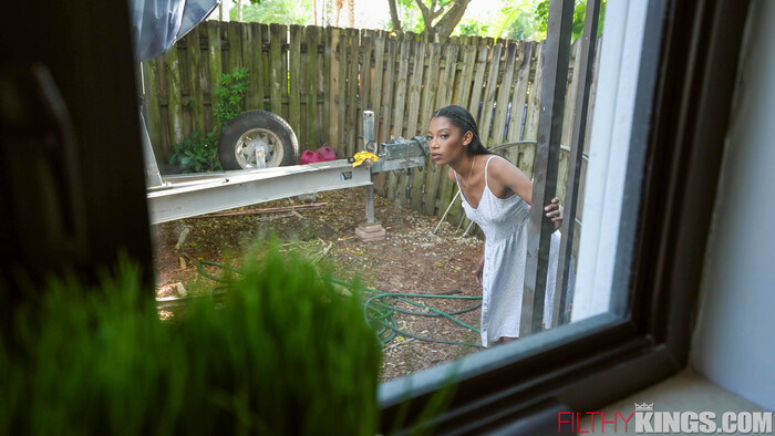 Sneaky Stripping Stepdaughter Addicted to Huge Cock