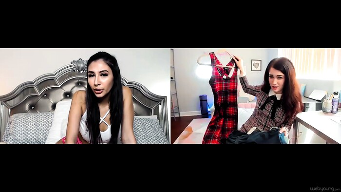 Gianna Dior, Evelyn Claire - First Date Jitters - Girlsway