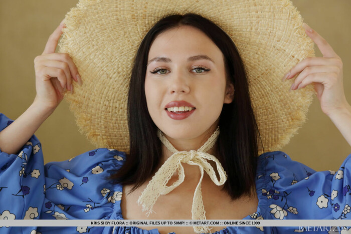 Kris Si - Blue Dress - MetArt